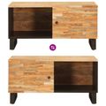 vidaXL Konferenčný stolík Hnedá 80 x 50 x 40 cm Masívne mango drevo
