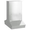 vidaXL Feeder pre prasatá Strieborná 82 x 51 x 91,5 cm 20 kg