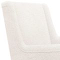 vidaXL Hojdacie kreslo Krémová 62 x 80 x 85 cm Bouclé