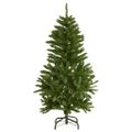 vidaXL Umelý výklopný vianočný stromček 150 LED a sada gúľ 120 cm
