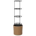vidaXL Pestovateľ paradajok Naturo ECO Ø 29 x 106 cm WPC