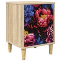 vidaXL Nočný stolík KIEL Dub sonoma 36 x 33 x 50 cm Kompozitné drevo