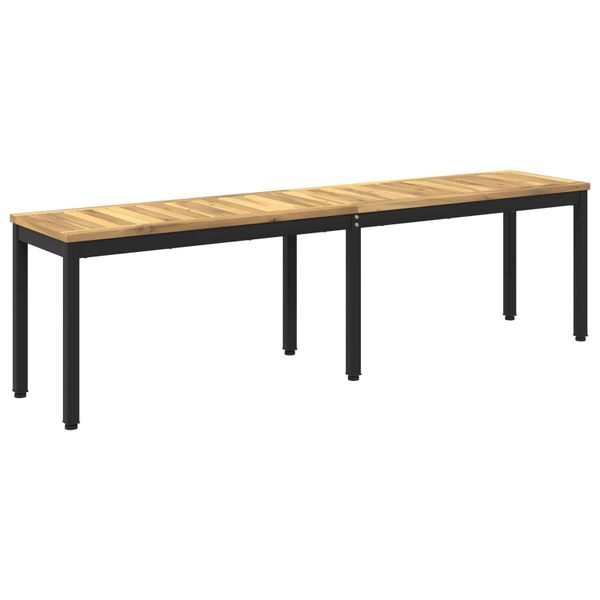 vidaXL Záhradná lavička 161 x 35 x 45 cm Pevné akáciové drevo