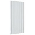 vidaXL Strešné panely 12 ks pozinkovaná oceľ antracitové 80x36 cm