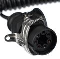 Propojovací spirálový EBS kábel 7pin TRAILER CABLE 14, 24V, 3,5m SIXTOL