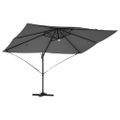 vidaXL Slnečník Antracit 351 x 250 x 253 cm Polyester a hliník