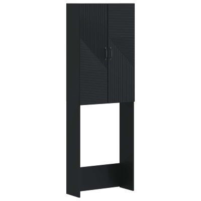 vidaXL Toaletná skriňa HAARLEM Čierna 66 x 25,5 x 190 cm