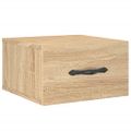 vidaXL Nástenný nočný stolík dub sonoma 35x35x20 cm