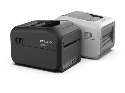 PC41E-D, Direct thermal, 300dpi, black