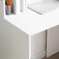 vidaXL Stôl Biela 91 x 50 x 149 cm Kompozitné drevo