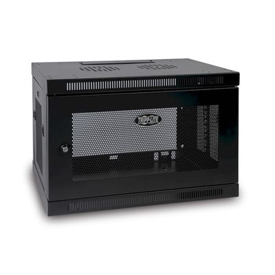 Skriňa SmartRack 9U, Š = 600mm, Hl = 450mm, hĺbka pre prepínače, montáž na stenu