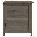 vidaXL Vonkajší box na vankúše antracitový 50x50x56 cm jedľový masív