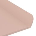 vidaXL Závesná polica 2 ks Ružová 30 x 9 x 2,5 cm Oceľ