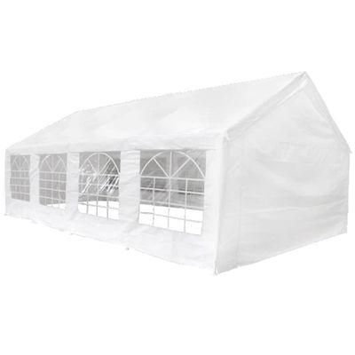 vidaXL Záhradný párty stan, biely 8x4 m