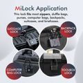 MiLi MiLock, Zámok a Lokátor, 1ks, biely