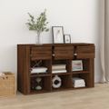 vidaXL Komoda hnedý dub 100x30x59,5 cm spracované drevo