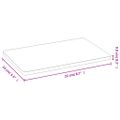 vidaXL Raňajkové taniere 6 ks 22x14x0,8 cm bambus
