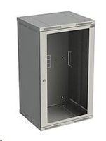 Solarix rozvádzač nástenný SENSA 21U 600 mm, dvere sklo, RAL 7035