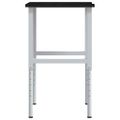 vidaXL pracovný stôl tmavohnedá 80x60x(71,5-98) cm masívny dub