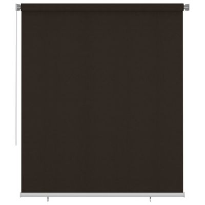vidaXL Vonkajšia zatemňovacia roleta 200x230 cm hnedá HDPE