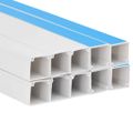 vidaXL Káblový rozvod samolepiaci 40x25 mm 10 m PVC