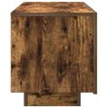 vidaXL TV skrinka dymový dub 100x35x40 cm spracované drevo