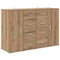vidaXL Komody CORONA 2 ks Remeselný dub 59 x 39 x 80 cm