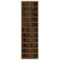 VidaXL Skrinka na topánky Old Wood 54x34x183 cm Engineered Wood