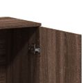 vidaXL Komody 2 ks hnedý dub 79x38x80 cm kompozitné drevo