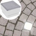vidaXL Podlahové LED svetlá 12 ks, 100x100x68 mm