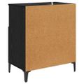 vidaXL Komody 2 ks Čierny dub 60 x 35 x 70 cm Kompozitné drevo