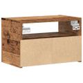 vidaXL Nástenné nočné stolíky 2 ks staré drevo 45x26x28,5 cm