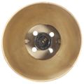 vidaXL Industriálna stolová lampa mosadzná okrúhla 58x18x90 cm E27