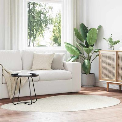 vidaXL Kusové koberce HUARTE Krémová 140 x 200 cm Polyester