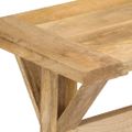 vidaXL Lavička do chodby 160x35x45 cm masívne mangovníkové drevo