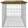 vidaXL Záhradná lavička gabiónový dizajn 103x44x42 cm impreg. borovica
