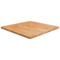 vidaXL Štvorcová stolová doska bledohnedá 70x70x2,5 cm lakovaný dub