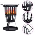 vidaXL Záhradné ohnisko s grilom oceľ 47,5 cm
