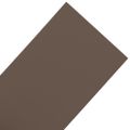 vidaXL Záhradné obruby 4 ks hnedé 10 m 20 cm polyetylén