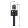 MANTA MIC12-BK, Bezdrôtový karaoke mikr/repr