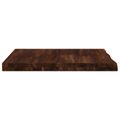 vidaXL Obdĺžnikový stôl 60 x 60 x 3,5 cm Štvorcový Tmavohnedá