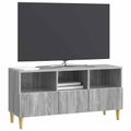 vidaXL TV skrinka Sivá sonoma 102 x 34,5 x 50 cm Kompozitné drevo