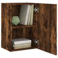 vidaXL TV nástenné skrinky 2 ks dymový dub 40,5x30x60 cm kompoz. drevo