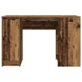 vidaXL Písací stôl staré drevo 120x42x76 cm kompozitné drevo