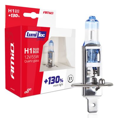 Halogénový duo blistr (2ks) sada LumiTec LIMITED +130% H1 12V 55W DUO
