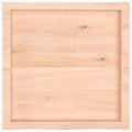 vidaXL Stolová doska 60x60x(2-4) cm neošetrený masív živé hrany