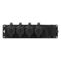 ORNO OR-AE-13167 zásuvka odolná gumená, 4x 230V, IP44