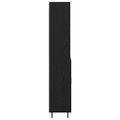 vidaXL Highboard 2 ks Čierny dub 69,5 x 34 x 180 cm Kompozitné drevo