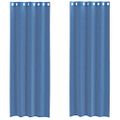 vidaXL Voile Záclony s priechodkami 2 ks Royal Blue