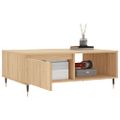 vidaXL Konferenčný stolík dub sonoma 90x60x35 cm kompozitné drevo
